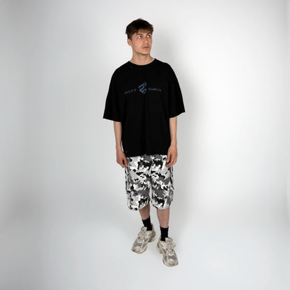 BLACK CAMO SHORTS