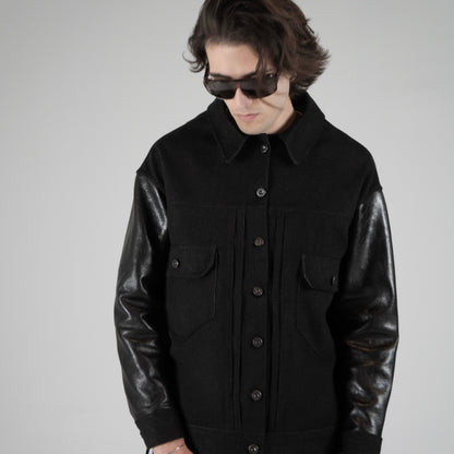 HYBRIT LEATHER JACKET