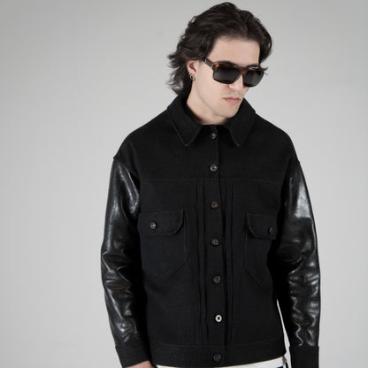HYBRIT LEATHER JACKET