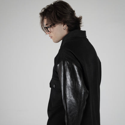 HYBRIT LEATHER JACKET
