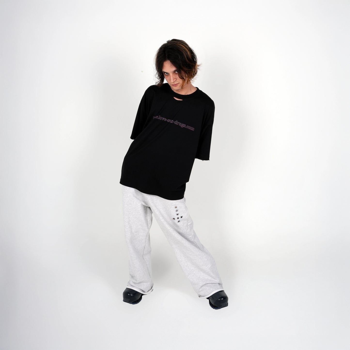 UPSIDE DOWN CROSS SWEATPANTS